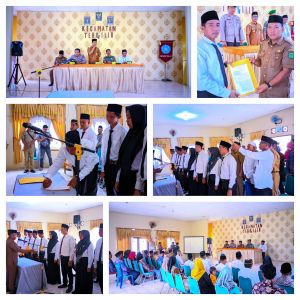 Perangkat Desa Kemantan Resmi Dilantik, Ini Nama- Namanya