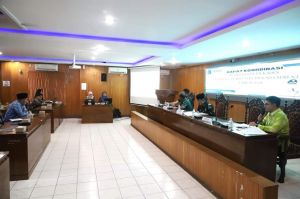 Bupati Tanjabbar Buka Rakor Pelaksanaan Pilkades dan Pilkada Serentak Tahun 2024