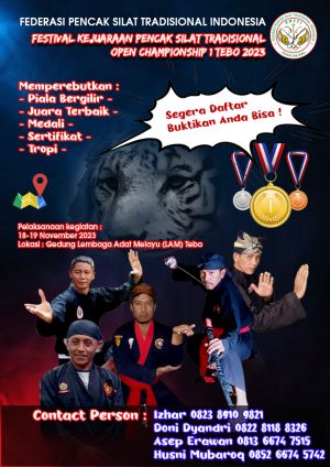 Perdana di Kabupaten Provinsi Jambi, FPSTI Pengcab Tebo Langsung Selenggarakan Festival Open Tournam