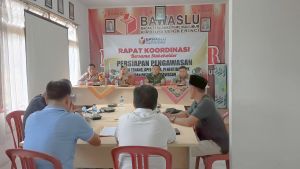 Tahapan Kampanye Berakhir Besok, Bawaslu Kerinci Gelar Rakor Persiapan Pengawasan Masa Tenang 