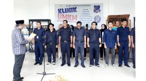 Bupati Tanjabbar Resmikan Klinik UMKM Dinas Koperindag