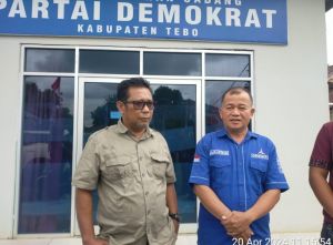 Pendaftaran Calon Bupati di Demokrat Tebo, Ini yang Disampaikan Ketua Tim Cakra Afriansyah