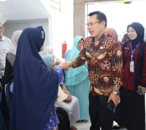 Wako Ahmadi Pantau Pemeriksaan Kesehatan Calon Jama'ah Haji