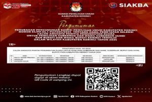 KPU Kerinci resmi Umumkan Nama PPS lulus untuk Pilkada Tahun 2024
