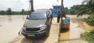 Pengelola Penyebrangan Ponton Ikut Berkontribusi dalam Program TMMD