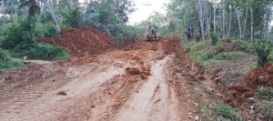 Gara Perbaiki Perbaiki Jalan Mekar Limau Manis, Warga Kuamang Kuning Kecewa Dengan Bupati