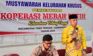 Baru 2 Koperasi Merah Putih di Kabupaten Tebo yang Berbadan Hukum