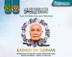 Inalillahiwainailahirojiun, Jamaah Haji Asal Rimbo Ulu Tebo Wafat di Tanah Suci
