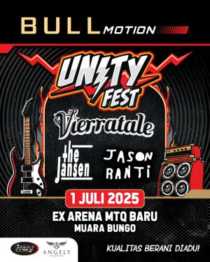 Bull Motion Unity Fest Hadirkan Konser Vierratale, The Jansen, Jason Dan Ranti di Kota Muara Bungo