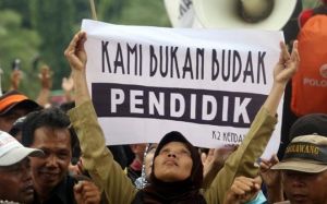 Tujuh Bulan Tak Digaji, Guru Honorer Merangin Siap Gelar Aksi Damai