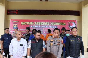 Satresnarkoba Merangin Bongkar Jaringan Antarprovinsi, 2 Kg Sabu Disita dari Kurir dan Bandar