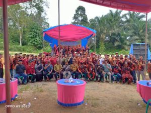 Ketua MPC Pemuda Pancasila Tebo, HBA Hadiri Pelantikan Pengurus PP Desa Lubuk Mandarsah Ulu