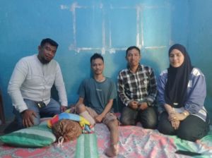 Wujud Solidaritas, SMSI Bungo Kunjungi Wartawan Ade Kabuci dan Beri Bantuan