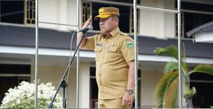 Sekda Sindi Pimpin Apel Senin Bersama Lingkup Pemkab Tebo