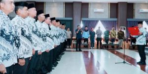Sekda Tebo Kukuhkan Pengurus PGRI 2025–2030
