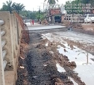 Proyek Turap Rp20,4 M di Pagar Puding Mangkrak Hingga Akhir 2025 DPRD Tebo Tegaskan Jangan Main-main