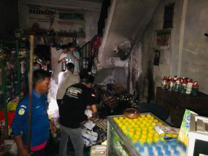 Toko Pupuk di Pasar Muara Tebo Terbakar, Kerugian Capai Rp50 Juta