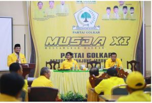 Cek Endra Tegaskan Soliditas, Syufrayogi Syaiful Resmi Nahkodai Golkar Tanjab Barat