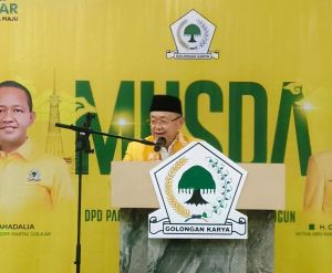 Cek Endra Tekankan Persatuan Saat Buka Musda Golkar Sarolangun