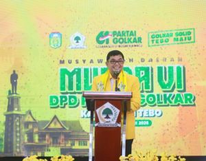 Ivan Wirata Buka Musda Golkar Tebo, Khalis Mustiko Berpeluang Aklamasi
