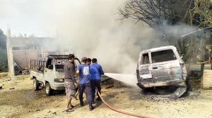 Rumah dan Bengkel Warga Rantau Api Tebo Ludes Terbakar, Dua Mobil Ikut Hangus, Kerugian Capai Rp500 