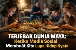 Terjebak Dunia Maya: Ketika Media Sosial Membuat Kita Lupa Hidup Nyata