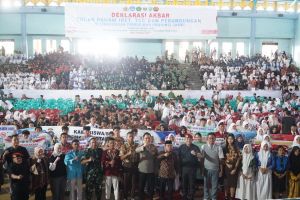 Belasan Ribu Pelajar di Jambi Deklarasi Tolak Radikalisme, TCC dan Bullying