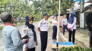 Dishub Bungo Tertibkan Parkir dan PKL di Pasar SPA Kuamang Kuning