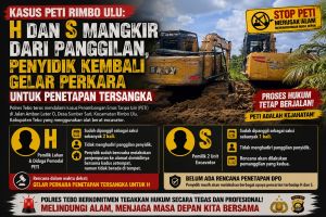 Dua Bos PETI Rimbo Ulu Segera Jadi Tersangka