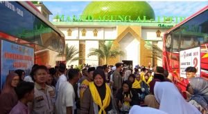 Bupati Tebo Lepas 117 Jamaah Haji Kloter 24 ke Asrama Haji Jambi
