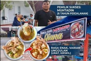 Dari Gerobak Sederhana ke Primadona Kuliner, Kisah Bakso Qiana Menggerakkan Ekonomi Lokal di Tebo