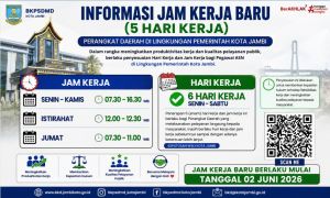 Jam Kerja ASN Pemkot Jambi Diubah, Antara Pelayanan Publik dan Penguatan Ketahanan Keluarga