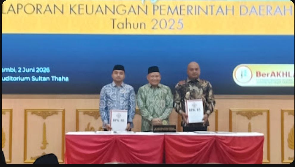 Ketua DPRD Tebo KM Hadiri Penyerahan LHP BPK, WTP Ke-11 Kembali Diraih