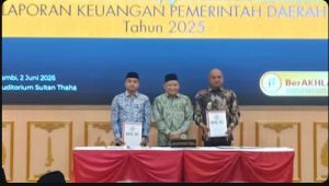 Ketua DPRD Tebo KM Hadiri Penyerahan LHP BPK, WTP Ke-11 Kembali Diraih