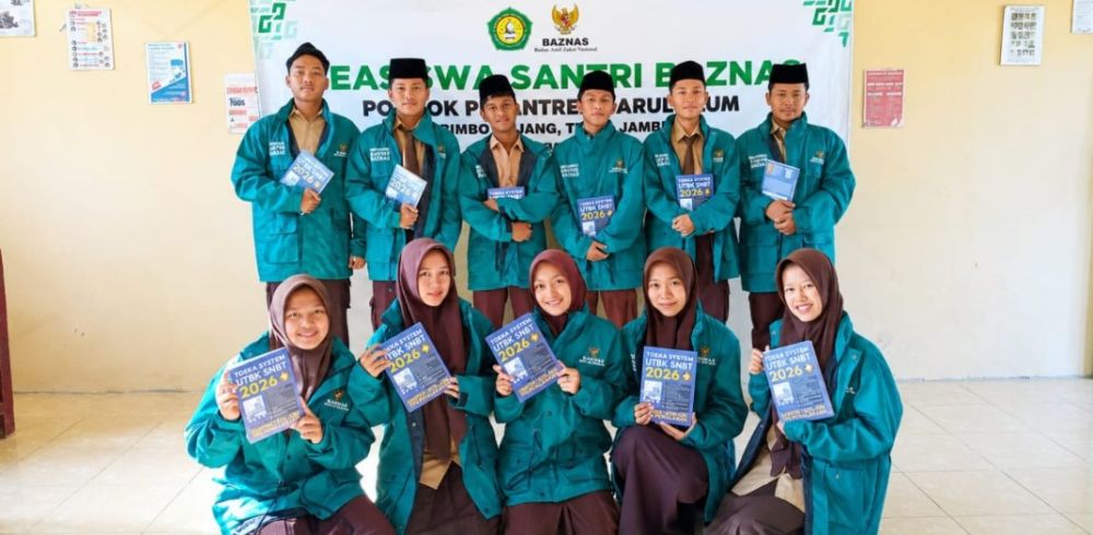 Dari Pesantren ke Kampus, 11 Santri Darul Ulum Tebo Raih Beasiswa BAZNAS