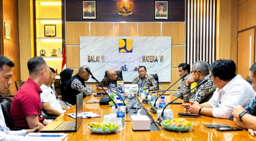 Audiensi dengan BWSS VI Jambi, Bupati Dedy Putra Bahas Rencana Pembangunan Mall di Bungo