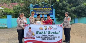 Polres Batanghari Salurkan Bantuan ke Panti Asuhan Muhammadiyah Sambut Hari Bhayangkara ke-80