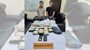 Polres Sarolangun Gagalkan Peredaran 53 Ribu Butir Ekstasi dan 897 Cartridge Etomidate, Dua Tersangk