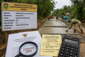 Temuan BPK 2024 di Proyek Rabat Beton Tak Tuntas, Tiga Perusahaan Disebut Belum Merespons