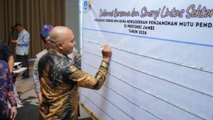 Bupati Tebo Hadiri Deklarasi Bersama dan Sinergi Lintas Sektor Percepatan Peningkatan Indeks SPM