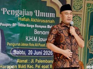 Bupati Bungo Hadiri Pengajian Umum dan Akhirussanah Ponpes Al-Ikhlas Karya Harapan Mukti