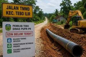 PT Montd'Or Belum Diizinkan Gunakan Jalan TMMD di Tebo Ilir