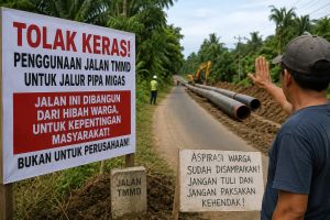 Karang Taruna: PT Montd'Or Tuli Aspirasi Warga, Jangan Paksa Jalan TMMD Jadi Jalur Pipa Migas