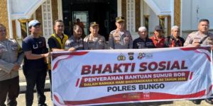Polres Bungo Resmikan Sumur Bor di Masjid Baiturrahman, Wujud Pengabdian Hari Bhayangkara ke-80