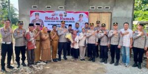 Polres Sarolangun Resmikan Bedah Rumah untuk Warga Pelawan, Wujud Kepedulian Hari Bhayangkara ke-80