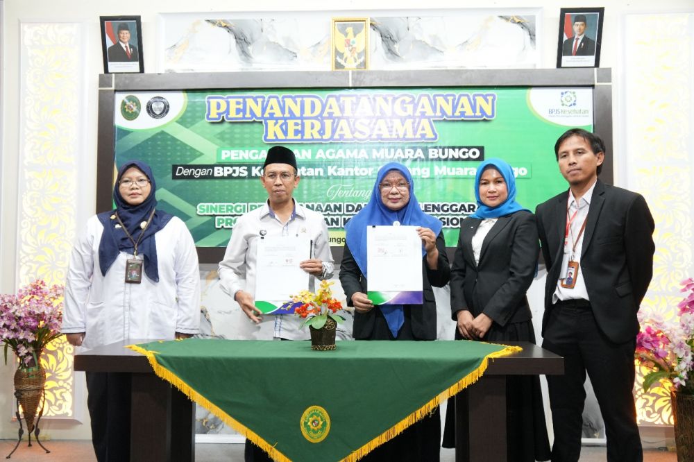 Perkuat Sinergi, BPJS Kesehatan Muara Bungo Jalin Kerja Sama dengan Pengadilan Agama