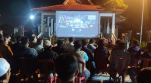 Spanyol Juara Dunia, Bupati M. Syukur dan Ratusan Warga Merangin Larut dalam Euforia Nobar