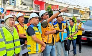 Tinjau Langsung Proyek Semagor, Bupati Bungo Tegaskan Komitmen Benahi Ruang Publik