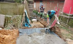 Pembangunan Septic Tank RTLH TMMD Ke-129 Berlanjut, Sistem Sanitasi Mulai Terpasang