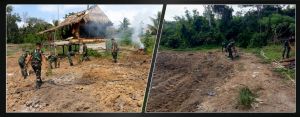 Bersihkan Lahan Ketahanan Pangan, Satgas TMMD Siapkan Area Tanam